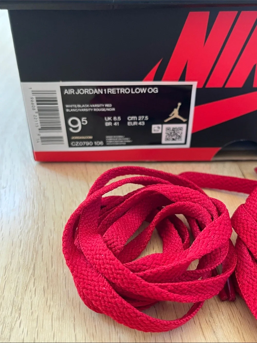 Nike Air Jordan 1 Retro Low OG “Black Toe”